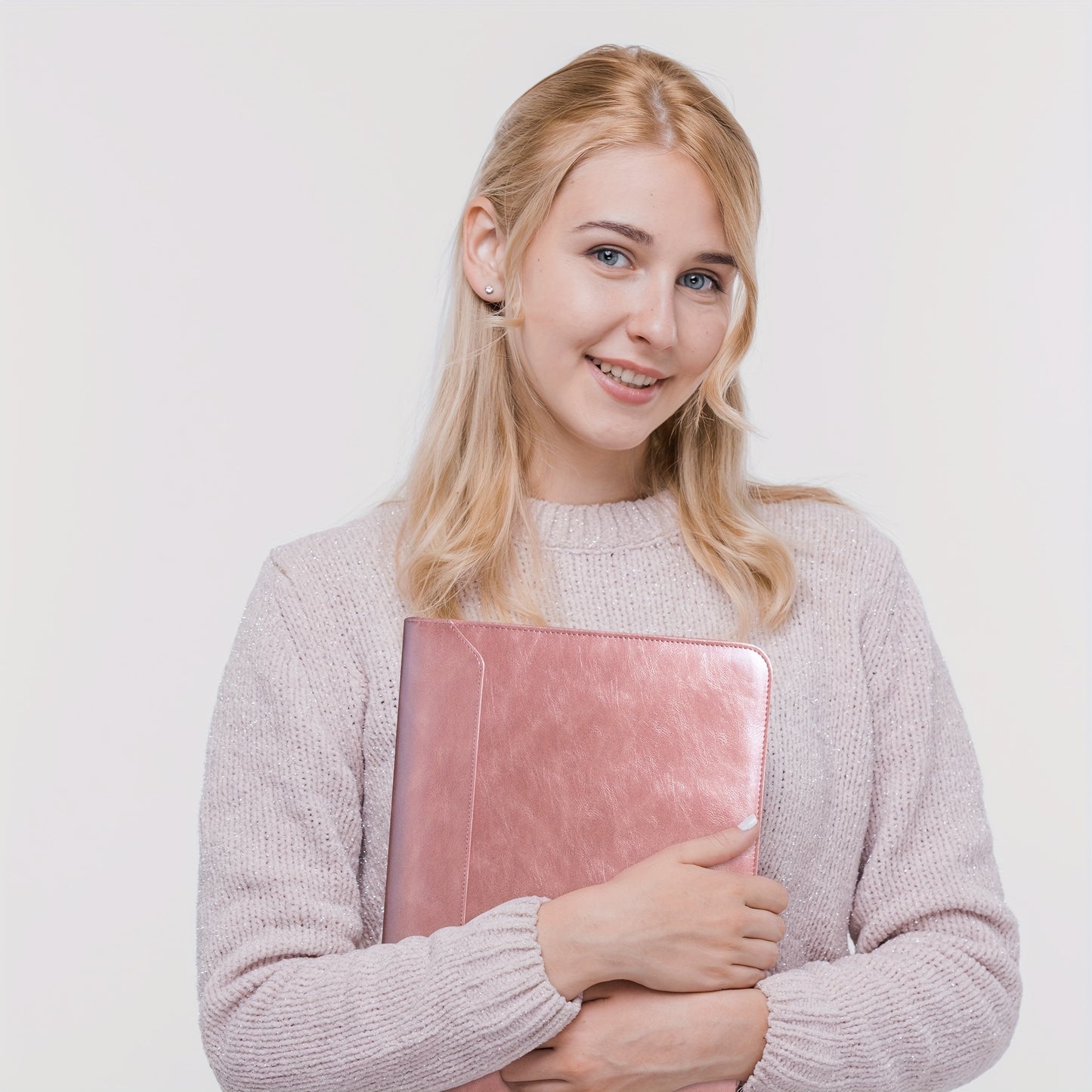 Rose Gold  Slim Padfolio Organizer