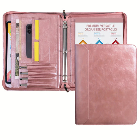 Rose Gold  Slim Padfolio Organizer