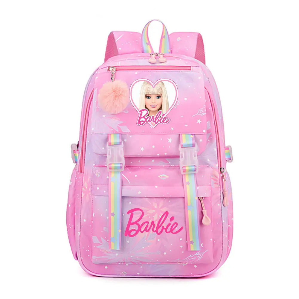 Barbie school bag for girl hotsell