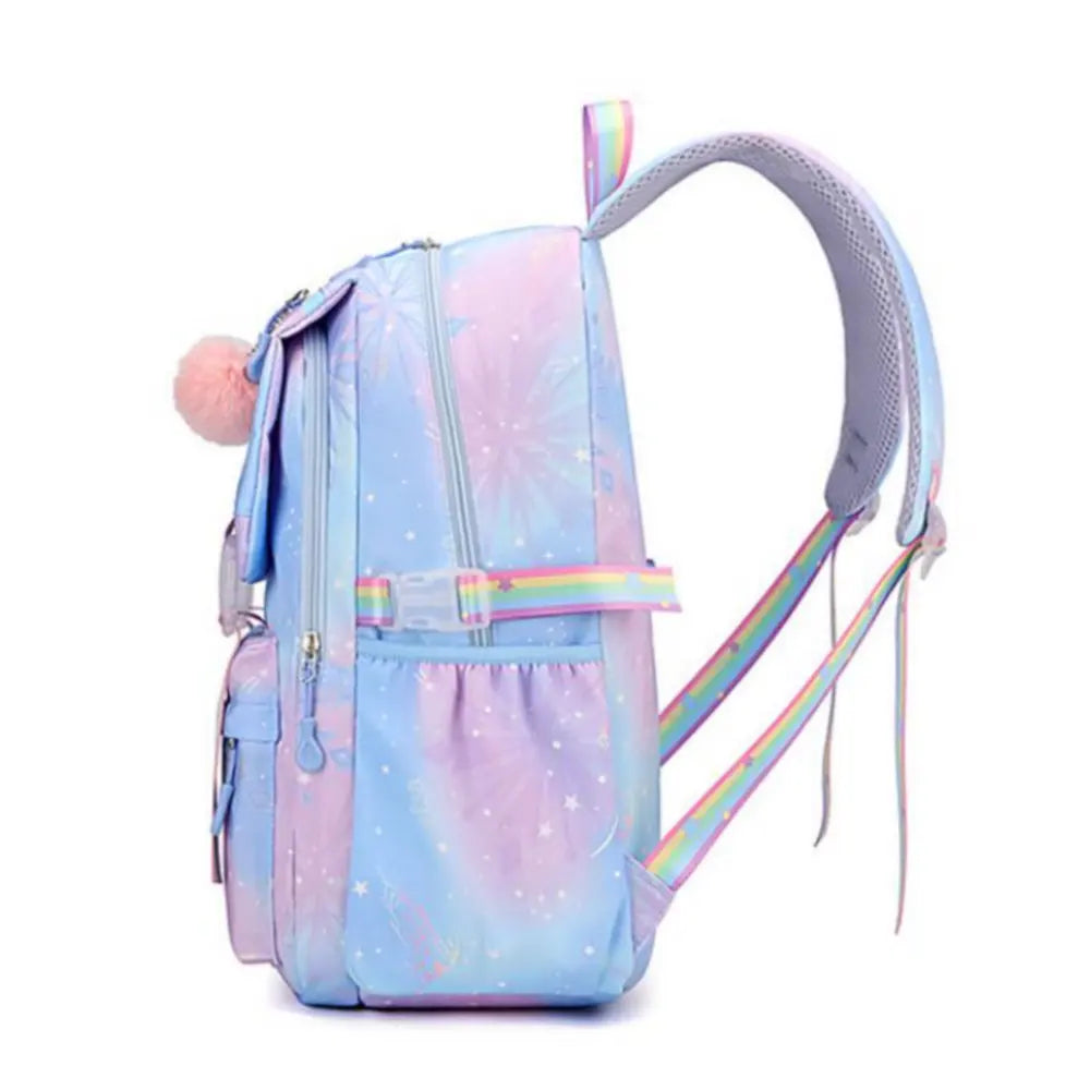 Girls Barbie School Backpack