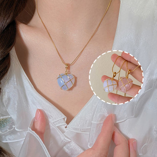 Fashion Moonstone Necklace Novelty Jewelry